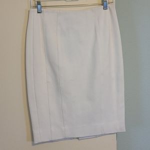 WHBM White Pencil Skirt